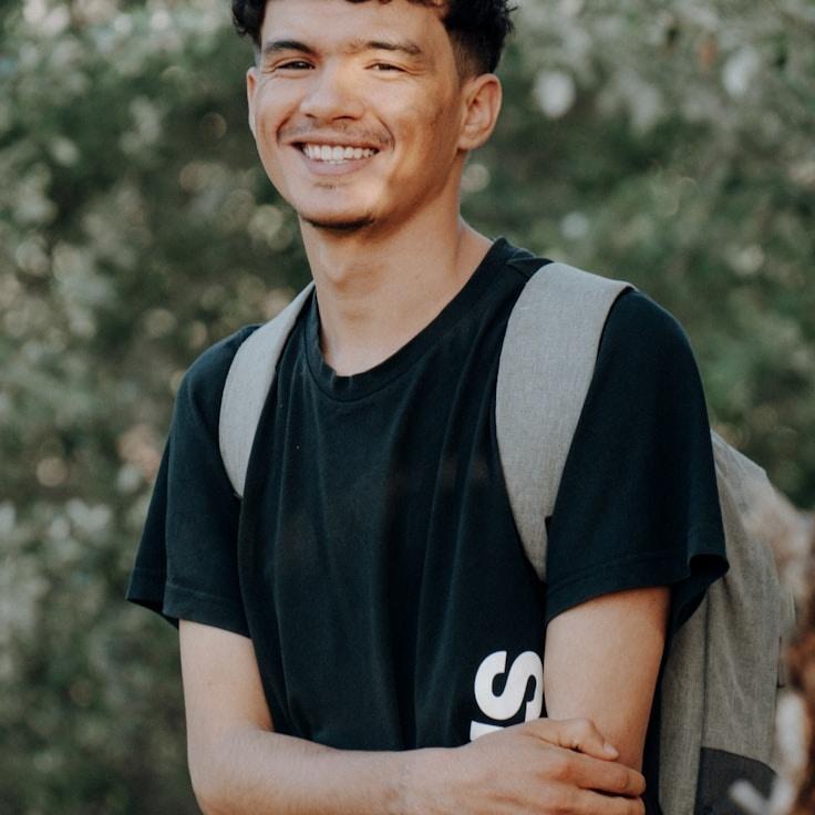 Portrait of Nova Calderon, group coordinator and fusion cooking enthusiast